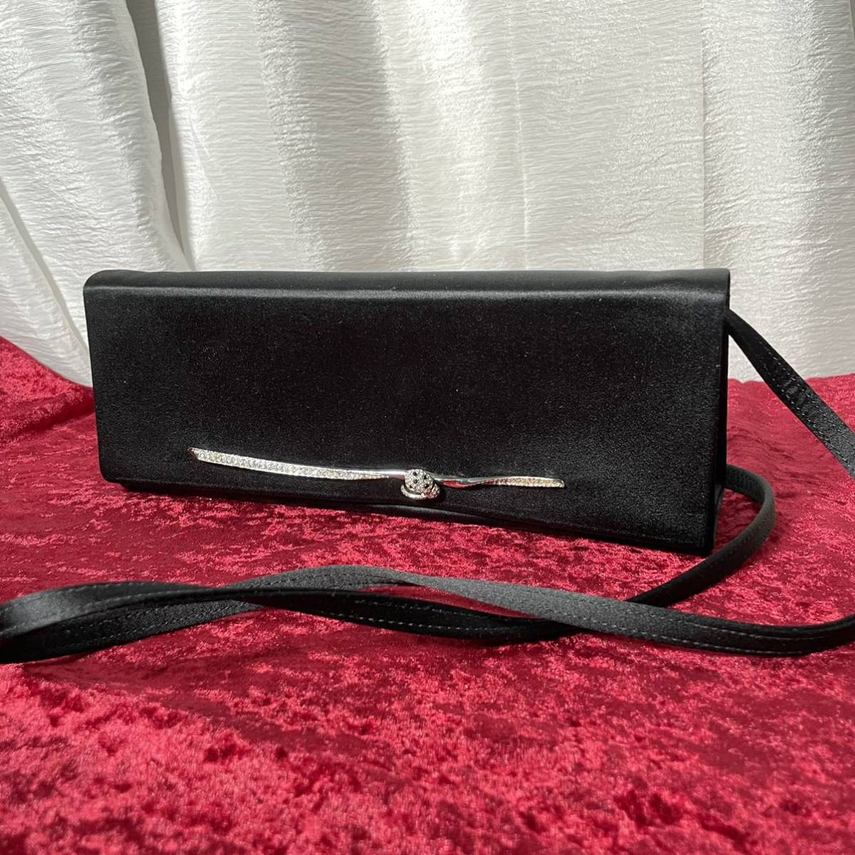 希少 Dior クリスチャンディオール サテン素材 てんとう虫 ショルダー