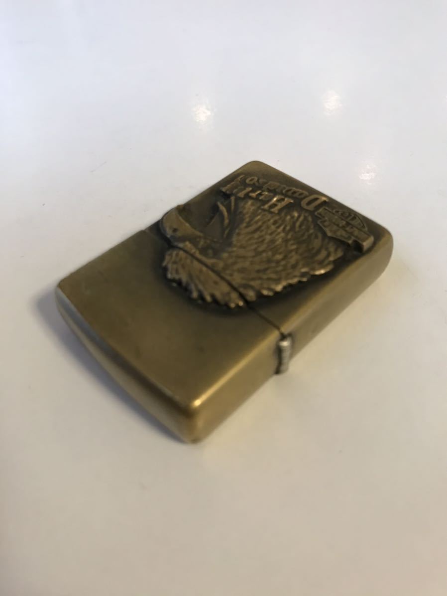 送料無料 希少 良品 ハーレーダビッドソン　ZIPPO 鷹　イーグル　IX F 1993年製　6月　ジッポ ハーレー　HARLEY DAVIDSON メタル_画像9