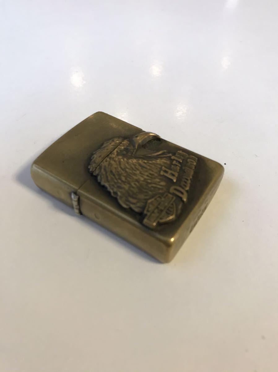 送料無料 希少 良品 ハーレーダビッドソン　ZIPPO 鷹　イーグル　IX F 1993年製　6月　ジッポ ハーレー　HARLEY DAVIDSON メタル_画像7