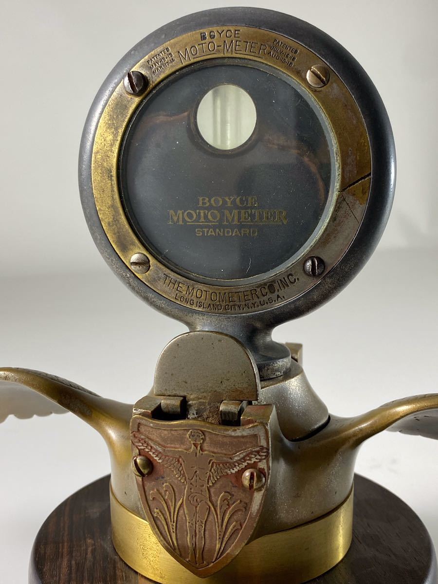 Boyce Motometer voice Moto meter wing steering wheel radiator cap attaching Standard Radiator cap with brass wings 1910s