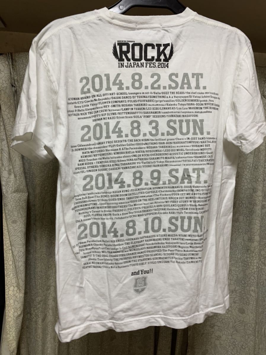 99%OFF!】 ROCK IN JAPAN FES 2018 Tシャツ Mサイズ
