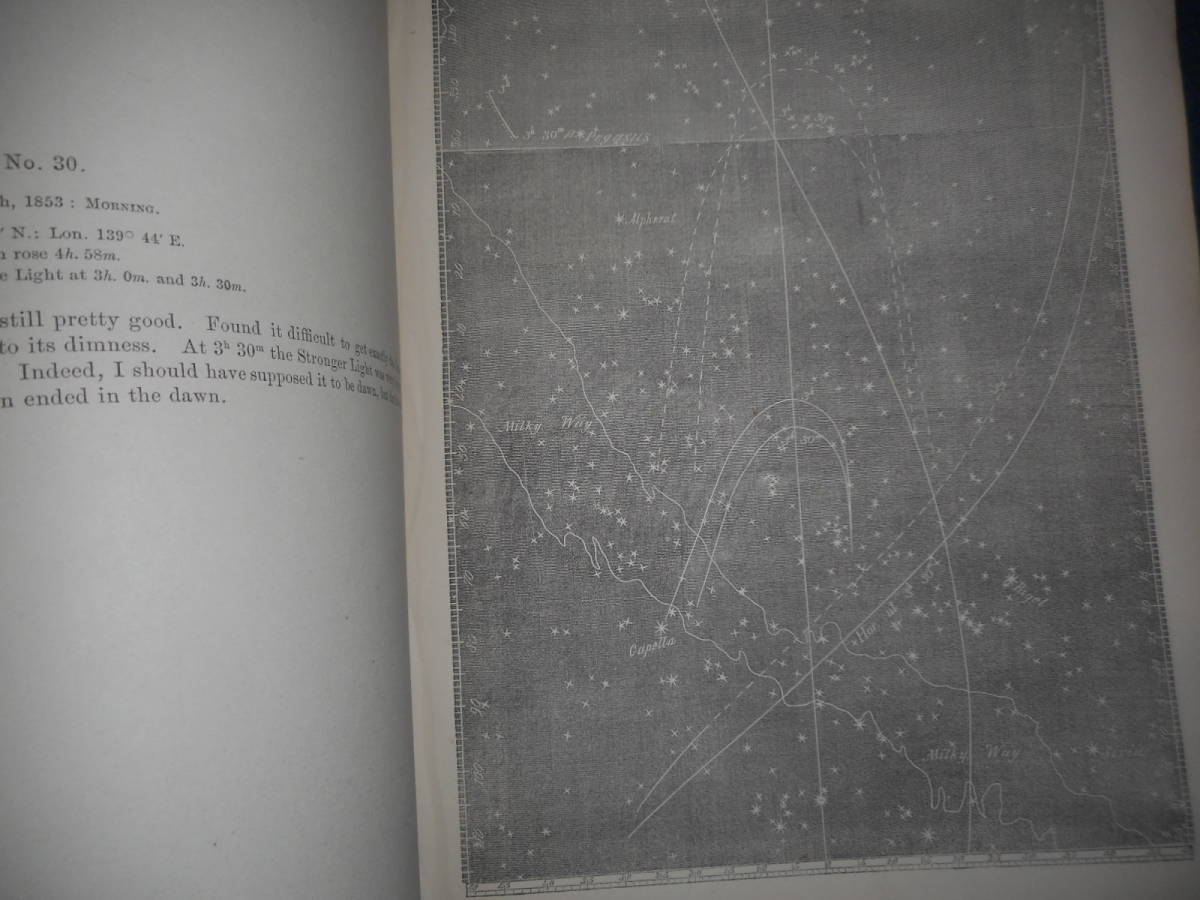即決 アンティーク、天文暦学書、1856年『ペリー艦隊来航の際の 即決 アンティーク、天文暦学書、1856年『ペリー艦隊来航の際の
