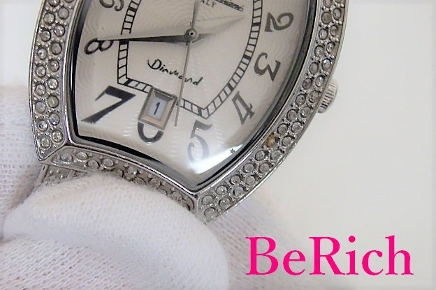 ロベルタ ヴィヴィアーニ Roberta Viviani レディース 腕時計 デイト RV7200 白 ホワイト 文字盤 SS クォーツ ドレス【中古】ht2314