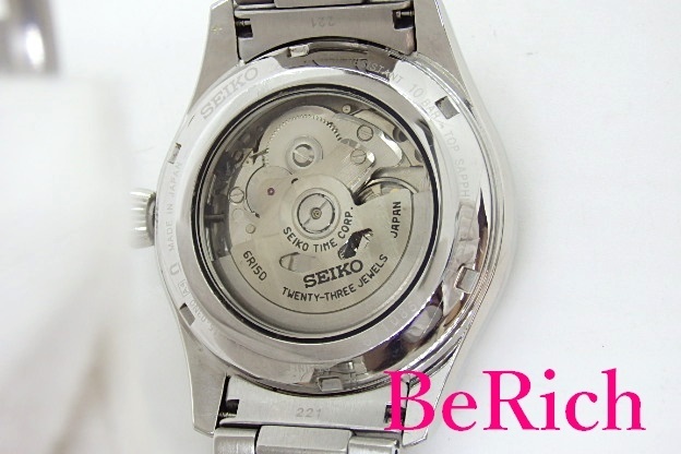 OH済 セイコー SEIKO プレサージュ メンズ 腕時計 6R15-03N0 SARX039