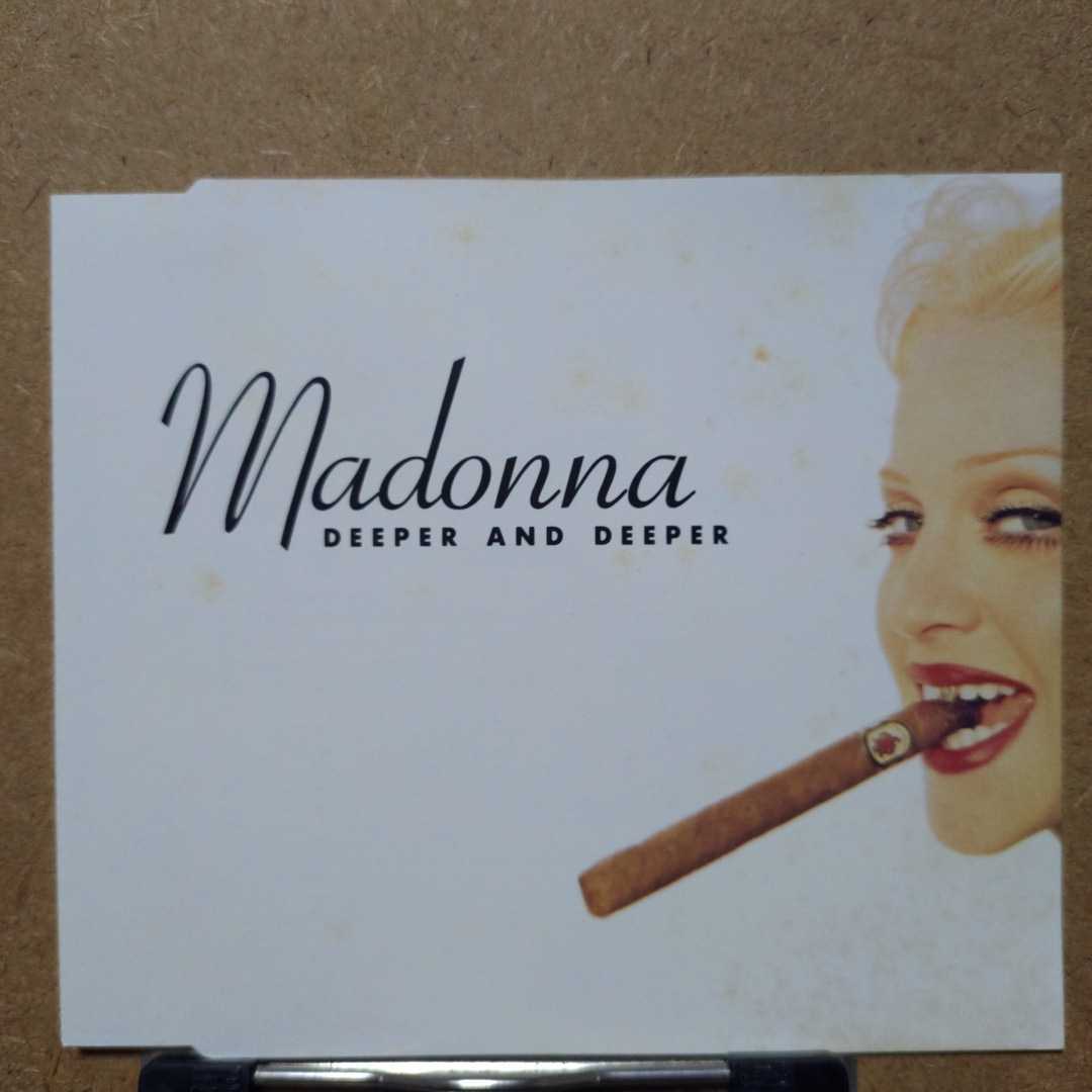 マドンナ「ディーパー・アンド・ディーパー」Madonna「Deeper And Deeper」輸入盤 シングルCD　W0146CD 9362-40736-2 Maverick