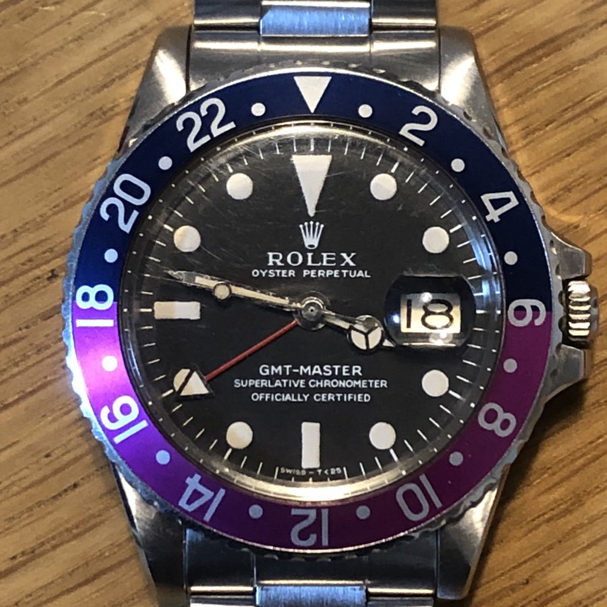 ロレックス ROLEX GMTマスター ビンテージ アンティーク バイオレット