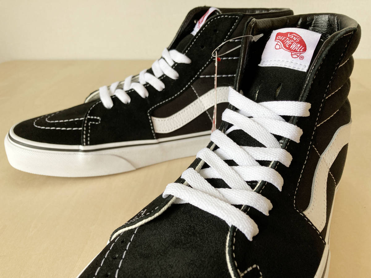 24cm 黒/白 バンズ スケハイ VANS SK8-HI BLACK/WHITE US6/24cm VN000D5IB8C_画像2