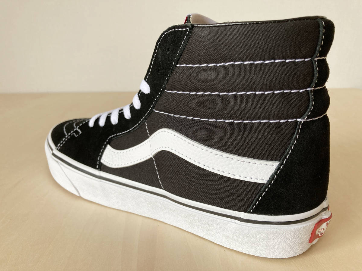 29cm 黒/白 バンズ スケハイ VANS SK8-HI BLACK/WHITE US11/29cm VN000D5IB8C_画像5