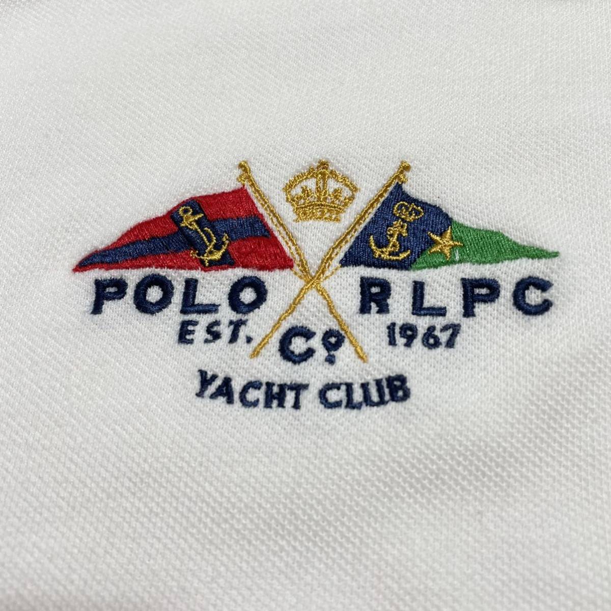 【人気アイテム】ポロバイラルフローレン Polo by Ralph Lauren 半袖 ラガーシャツ Lサイズ ビッグポニー ホワイト