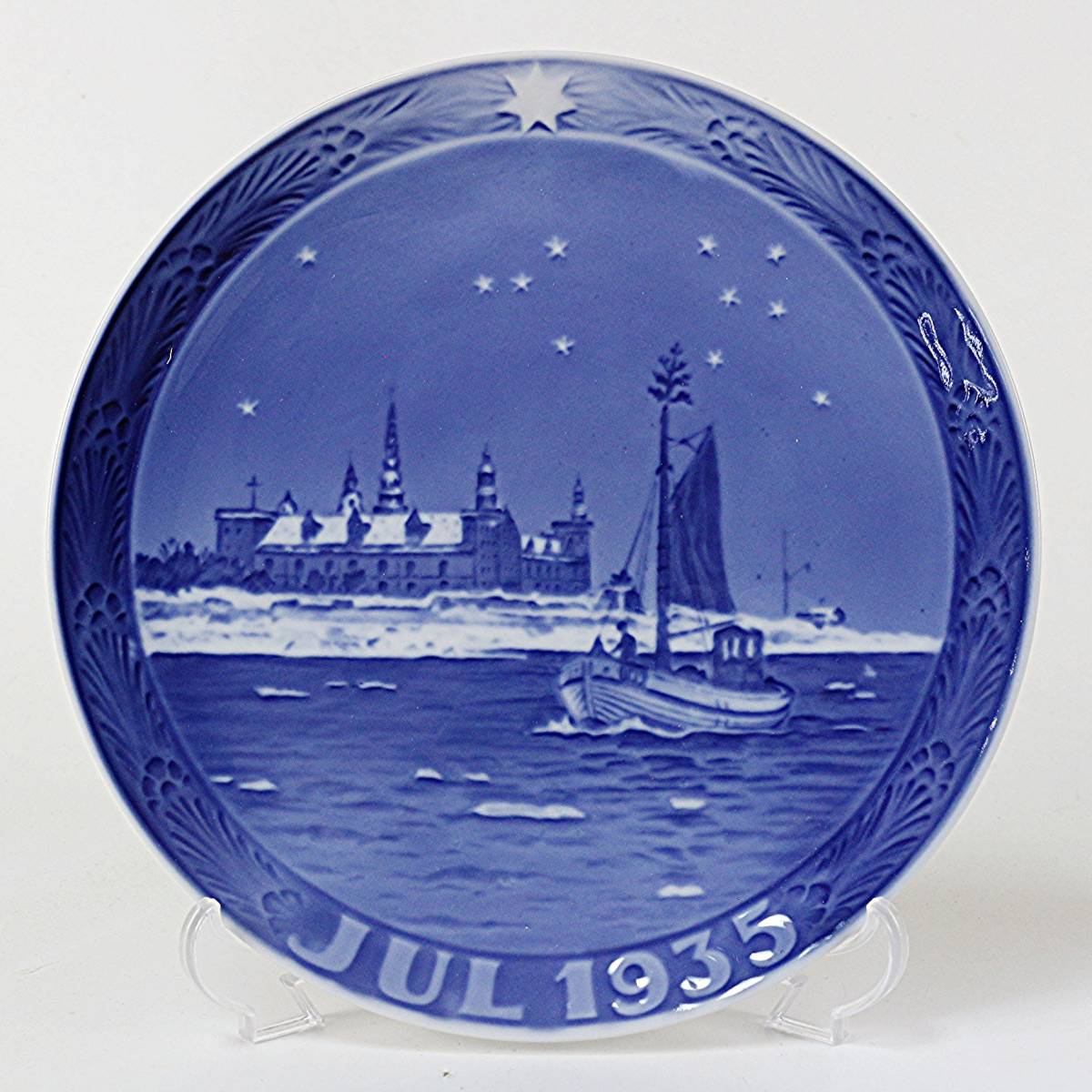1935年 ロイヤルコペンハーゲン イヤープレート 「クロンボー城沖の