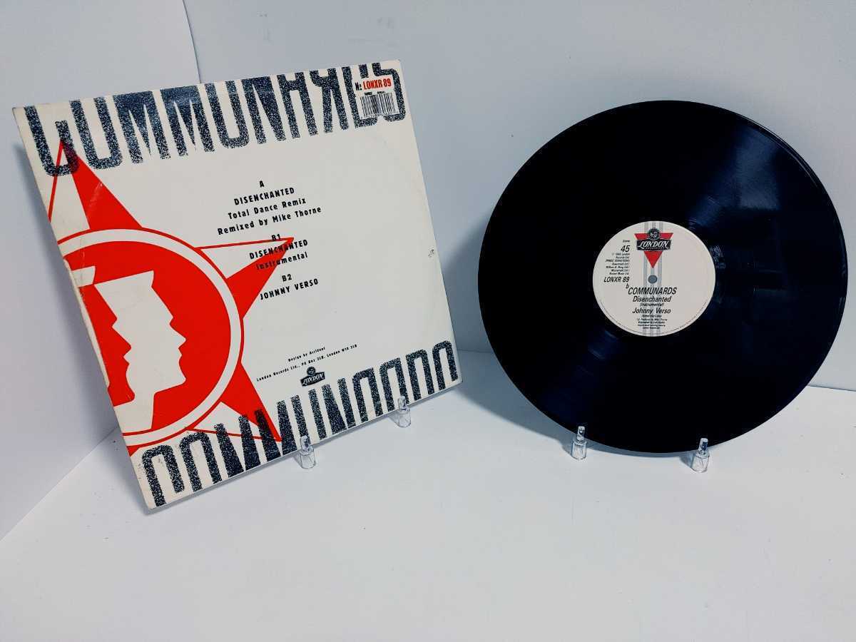 【UK盤オリジナル】The Communards（コミュナーズ）「Disenchanted (Total Dance Remix)」 LONXR 89_画像2