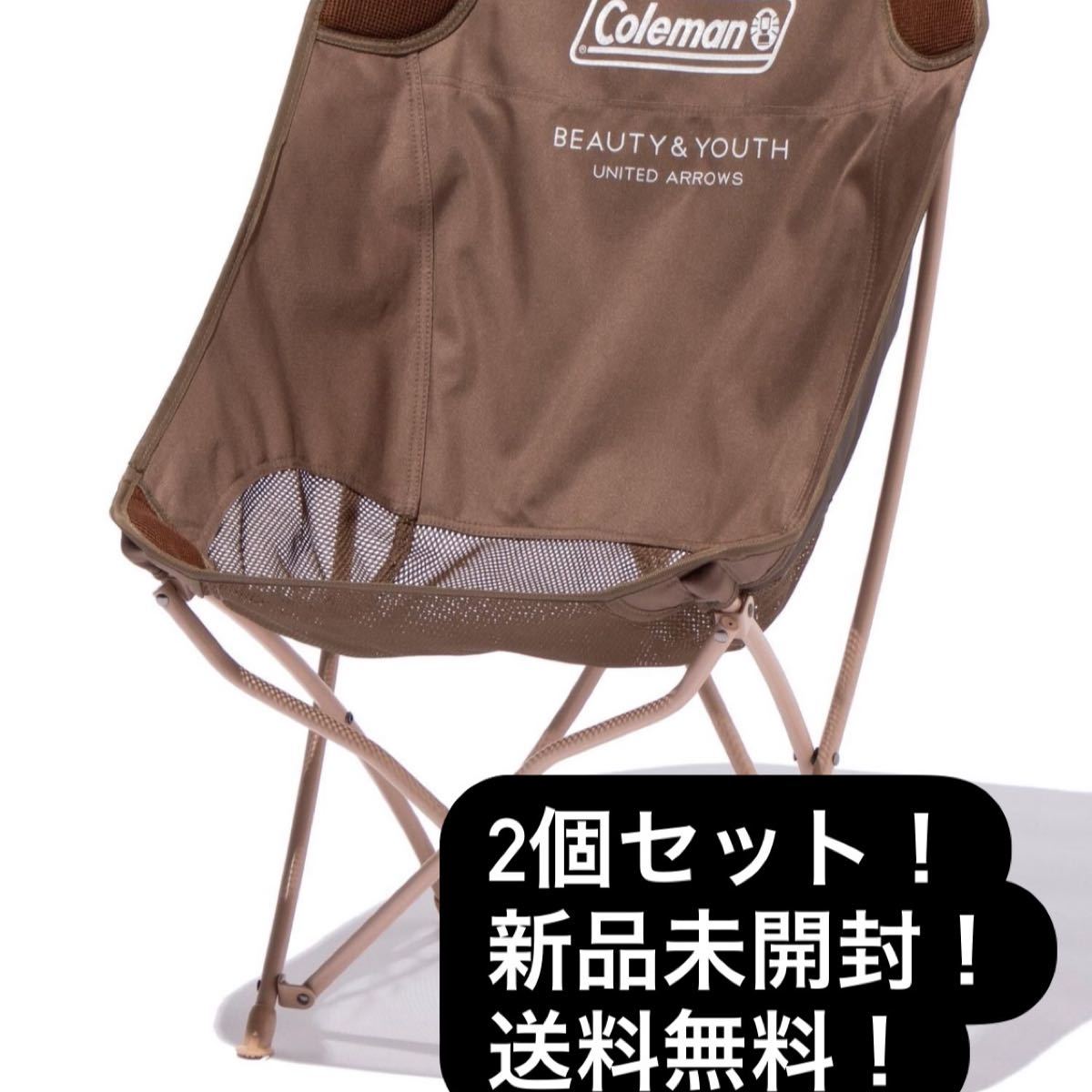 新品未使用品2脚セット！ ＜COLEMAN（コールマン）＞ HEALING CHAIR/ヒーリングチェア　椅子　キャンプ