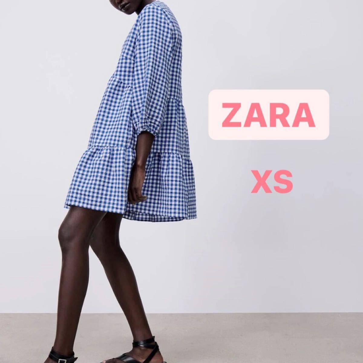 Paypayフリマ Zara ザラ ギンガムチェック ワンピース チェック柄ワンピース チュニック Paypayフリマ Zara ザラ ギンガムチェック ワンピース チェック柄ワンピース チュニック