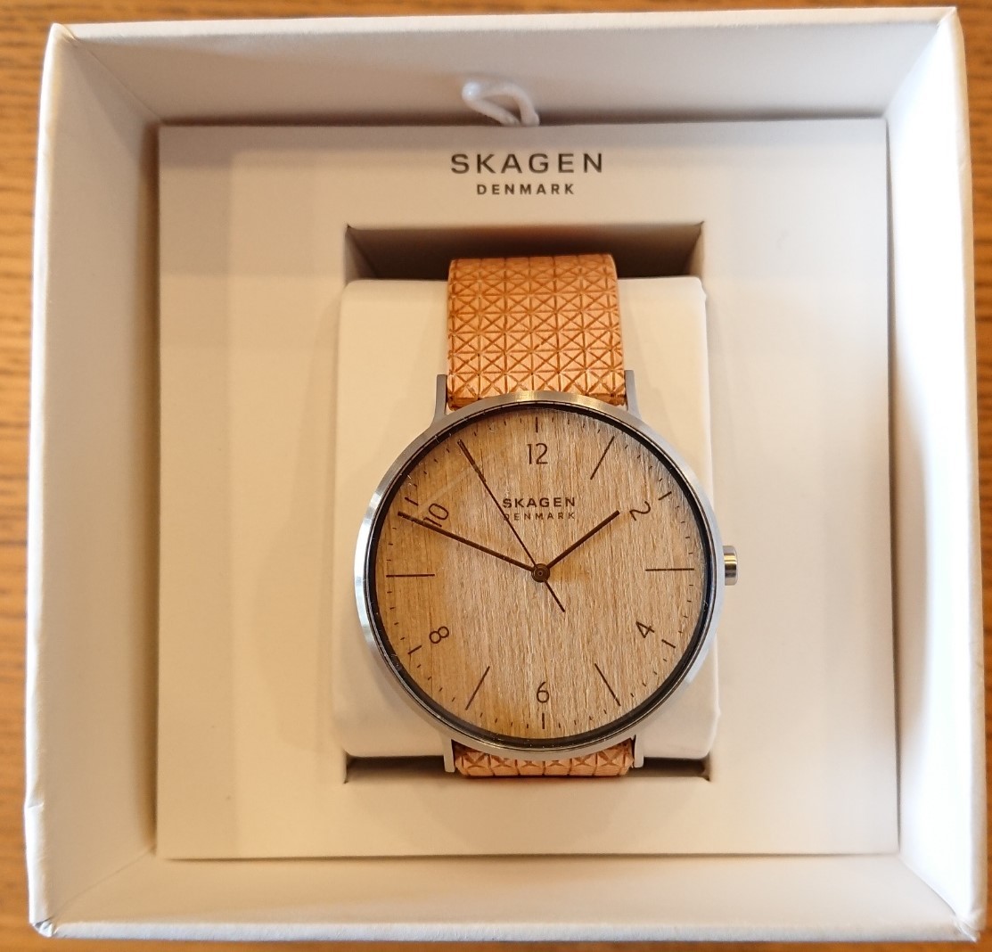 【限定450本】 SKAGEN スカーゲン AAREN NATURALSコレクション WOOD VENEER 木製 腕時計