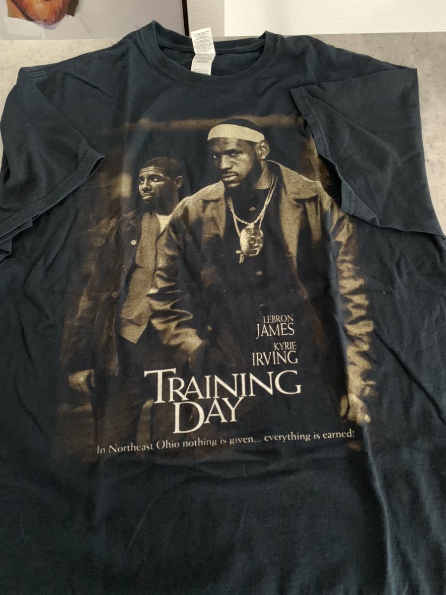 安い レブロン NBA XL day Training Tシャツ 映画 tee Movie カイリー 古着 vintage tee band tee rap Tシャツ