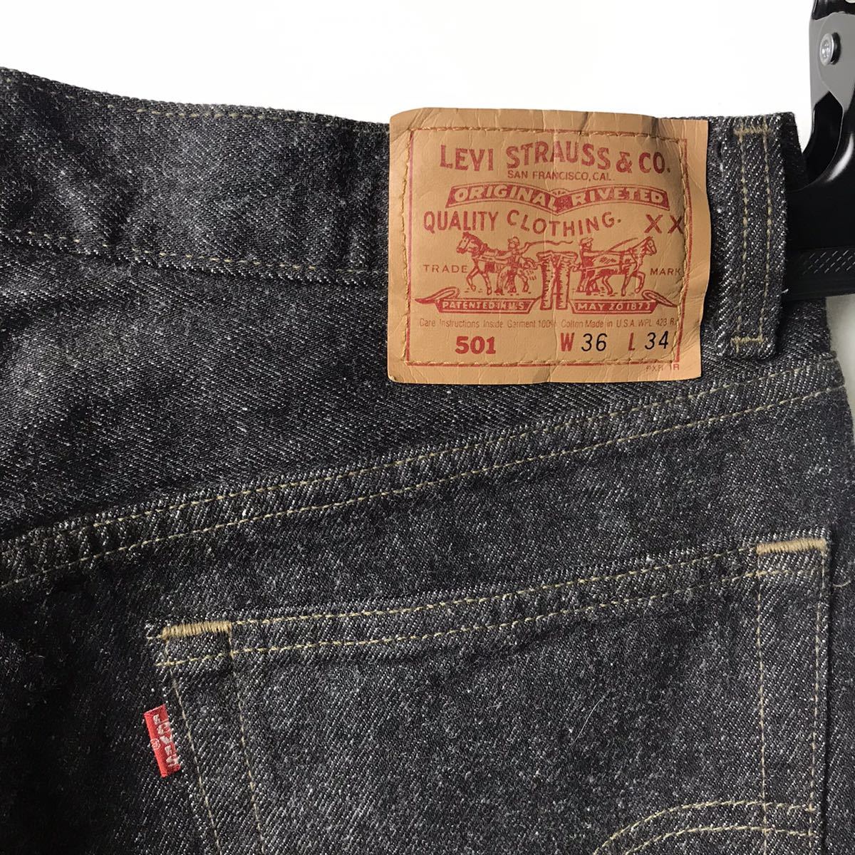 90s ビンテージ Levis リーバイス 501-0658 501先染め ブラック