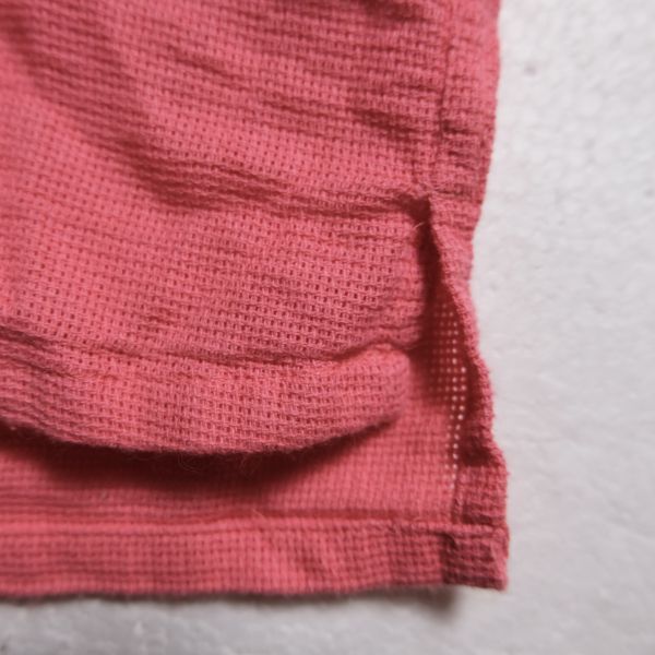 デッドストック 90's L.L.Bean LLビーン コットン 半袖シャツ (XL) ピンク系 90年代 旧タグ オールド Cool Wave Shirtsの画像6