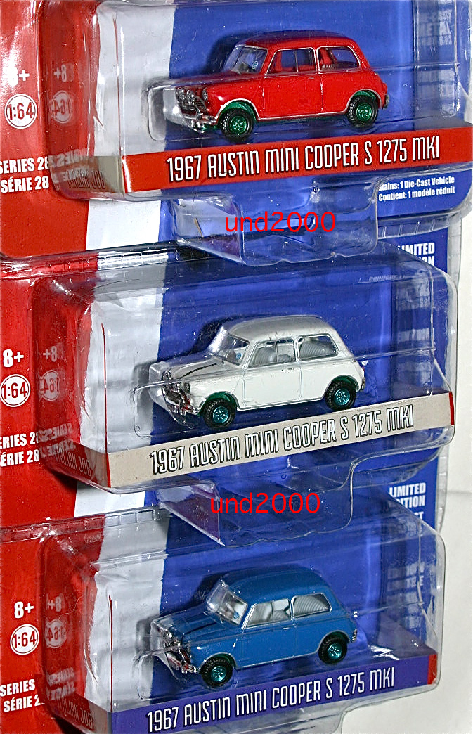 Greenlightミニミニ大作戦 1/64 1967 Morris Mini Cooper S モーリス