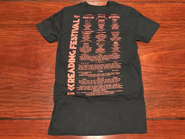 READING FESTIVAL2015オフィシャルTシャツ(S) ★レディングフェス現地購入品★METALLICA★BMTH★LIMPBIZKIT★BABYMETAL_画像2