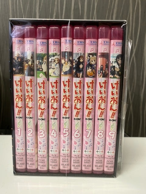 人気の Blu-ray けいおん 2期 初回 9巻セット BOX CD付 K-ON 日本