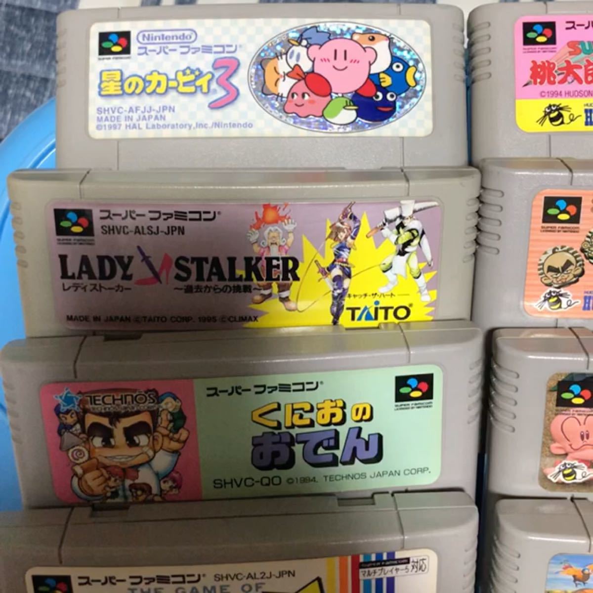 (レトロ)スーパーファミコン本体 カセット19本