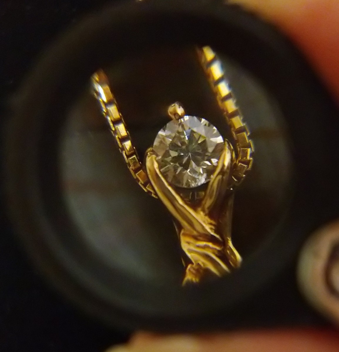 計0.5ct! 天然ダイヤ K18 ダイヤモンド ペンダント ネックレス