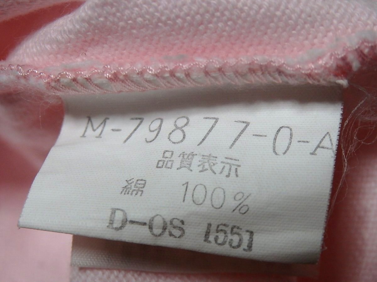 【Ronmega】日本製・ピンク系・半袖・ポロシャツ・Mサイズ! _画像8