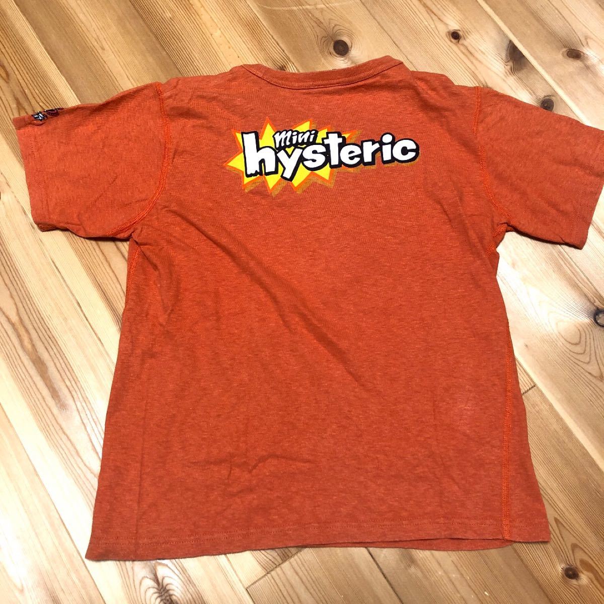 ヒスミニ　130　Tシャツ　半袖　オレンジ　ヒステリック　グラマー