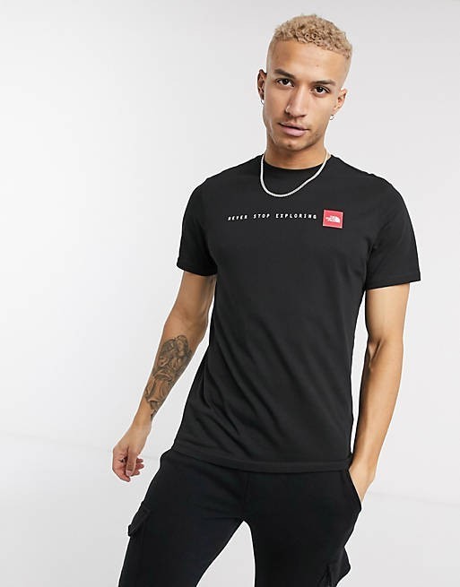 THE NORTH FACE ノースフェイス　tシャツ 半袖　黒　NSE t-shirt　海外Sサイズ
