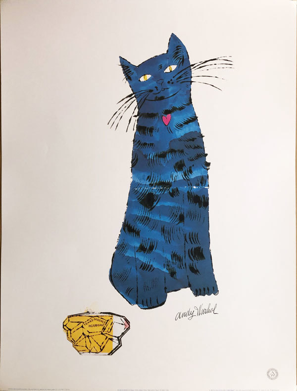 アンディー・ウォーホル／ANDY WARHOL “ BLUE CAT from 25Cats Named ...