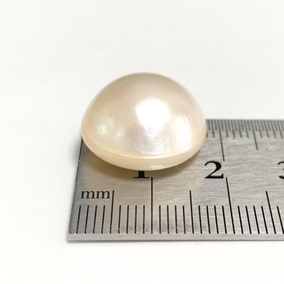 即日配送 マベパール ルース 19.5ct 3.9g 17.3mm 厚み11.3mm 裸石 真珠 pearl jewelry ジュエリー 半円真珠 A506