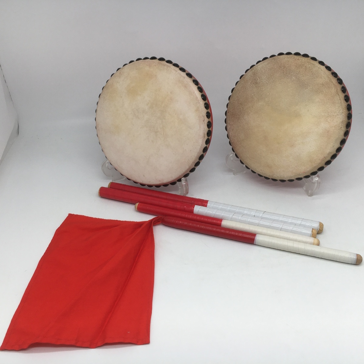 ヤフオク! - ◎A564 エイサー用太鼓 パーランクー 21cm 2個・...