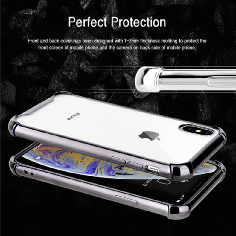  new goods smartphone case soft case Impact-proof stylish iPhone12/12Pro(6.1inch) correspondence black 