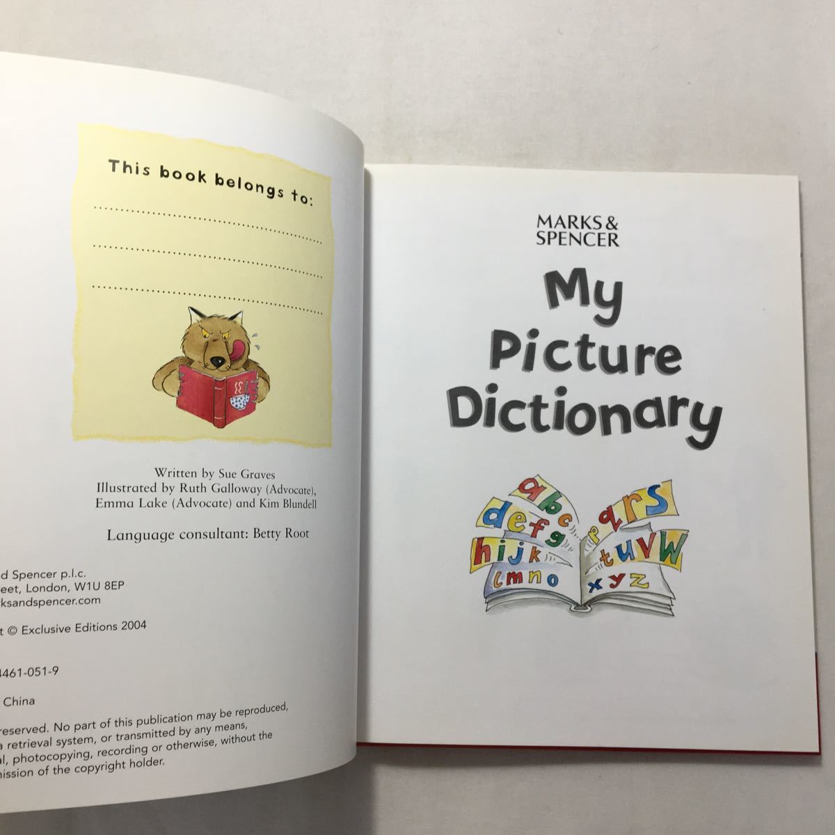 zaa-209♪My Picture Dictionary (First readers) 英語版 Betty Root Sue Graves,Ruth Galloway (著) 2004/1/1