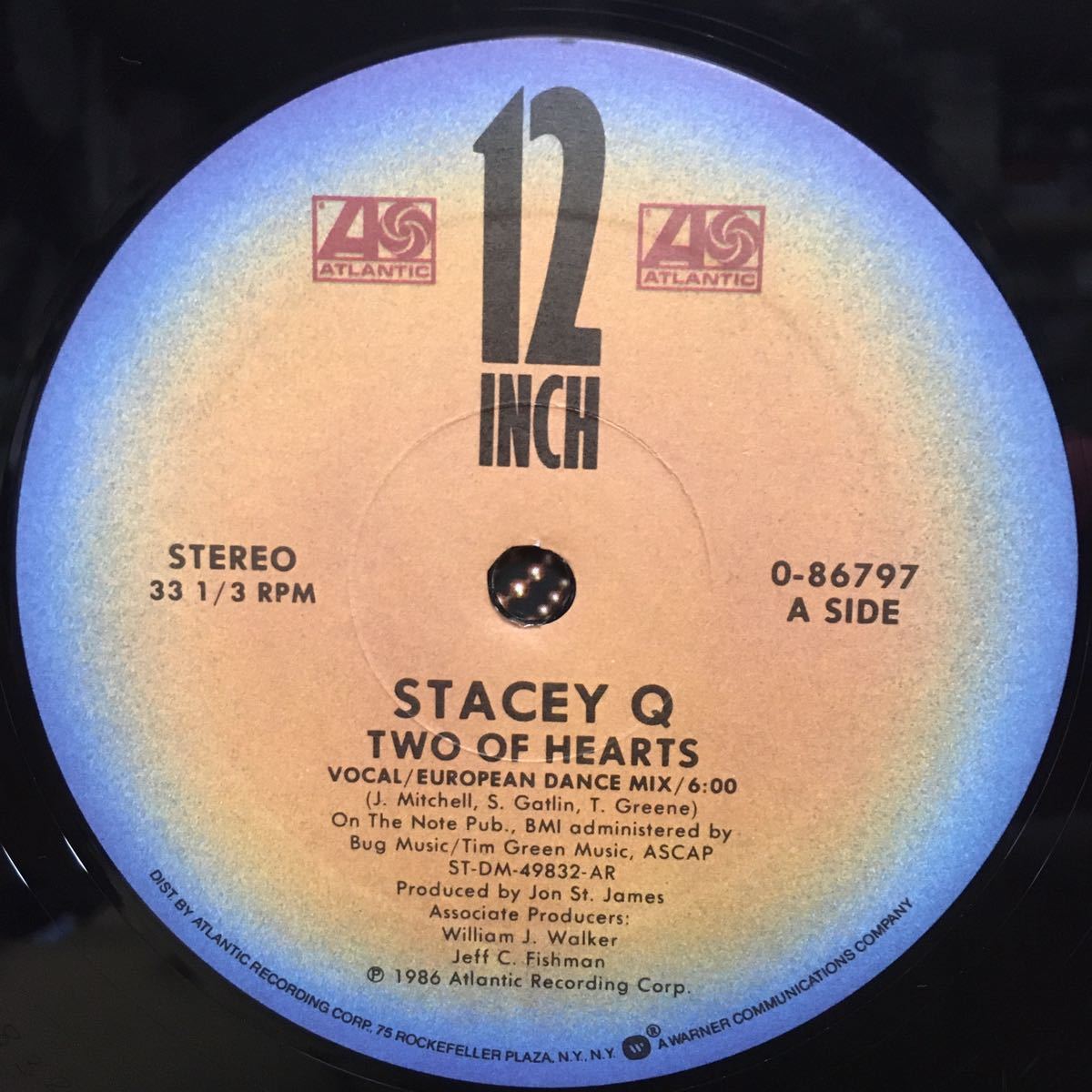 12'　STACEY Q / TWO OF HEARTS_画像3