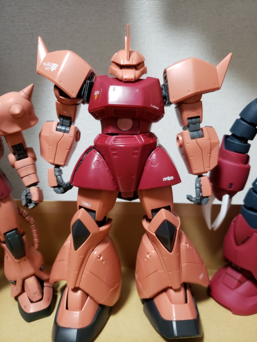 MG ガンダム シャア専用ザク ゲルググ ズゴック 4点セット MG ガンダム シャア専用ザク ゲルググ ズゴック 4点セット