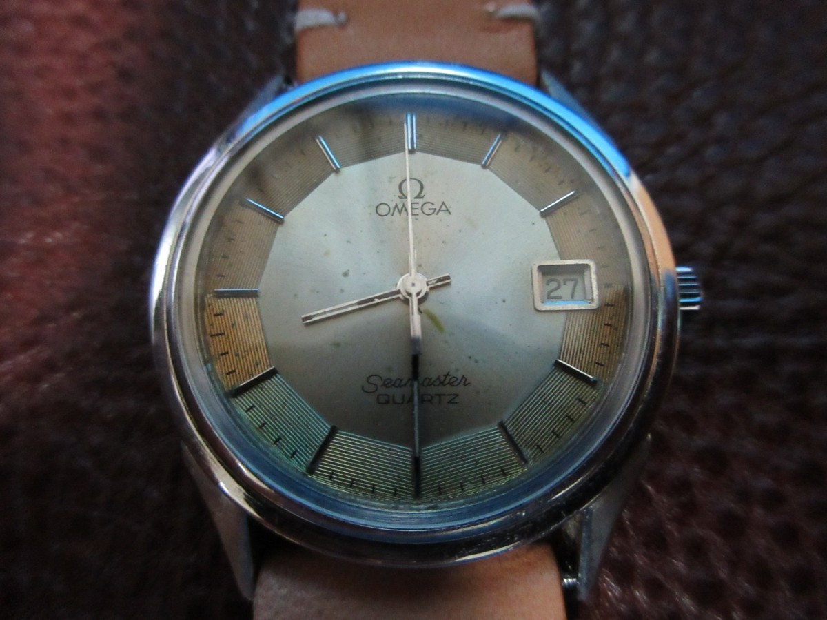 オメガ Omega 1342 Seamaster Pie Pan Style Quartz 33mm Vintage Watch 時計（中古）_画像1