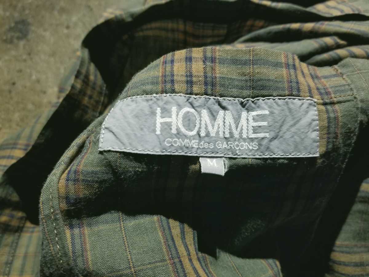 HOMME COMME des GARCONS 80s デカオム 比翼シャツブルゾン 1980s 70s