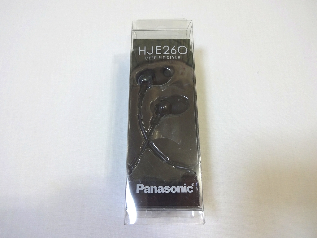 ★新品★即決★ パナソニック RP-HJE260 ブラック カナル型 イヤホン Panasonic_画像1