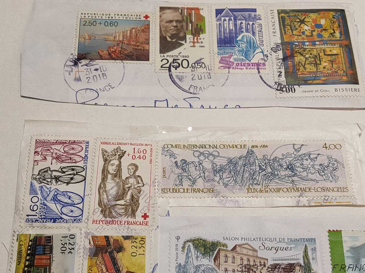 使用済み切手　外国切手　消印あり　まとめて　海外切手　希少_画像4