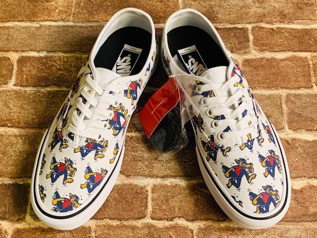 ★USA企画/26cm!新品.バンズ.狼.VANS.オーセンティックプロ.総柄.スニーカー.箱付き.スケートウルフ.西海岸ヴィンテージサーフスタイル_画像2