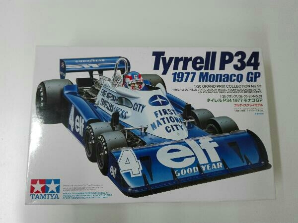 プラモデル タミヤ タイレル P34 1977 モナコGP 1/20 グランプリコレクション No.53