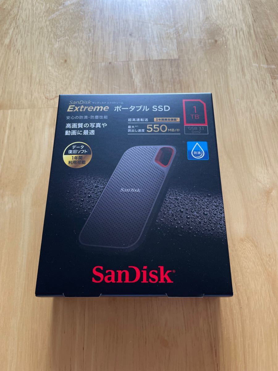 新品未開封】SanDisk 外付SSD 1TB エクストリーム ポータブル|PayPay