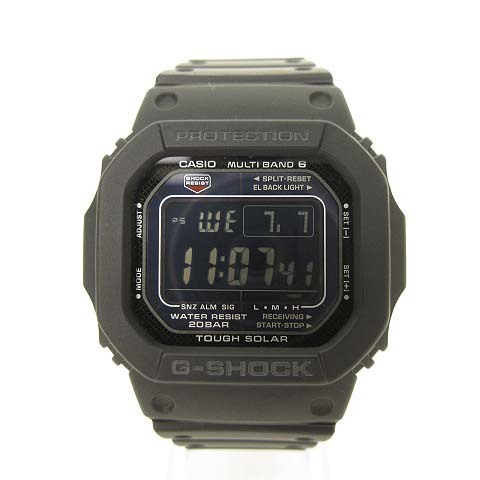 カシオジーショック CASIO G-SHOCK GW-M5610 5600シリーズ 電波 タフソーラー デジタル 腕時計 ブラック_画像1