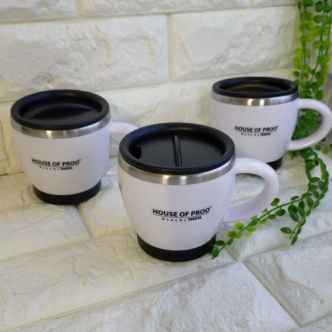 土日値下げ！マグカップ　DECOR MUG 　プルーデコールマグ　白　M  3個セット　保冷マグ　保温マグ　ホワイト