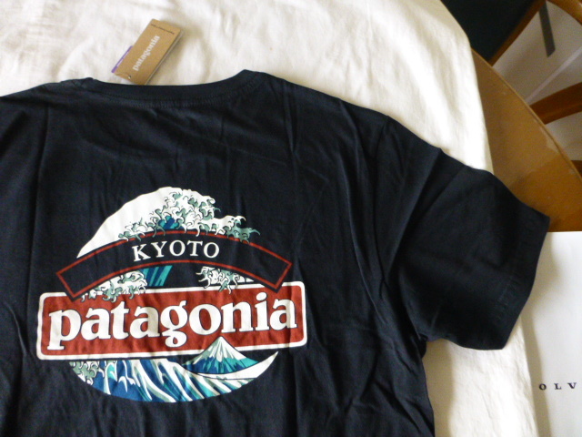 少し豊富な贈り物 -M- Kyoto T-Shirt Cotton LW Wave Hokusai FA2018年モデルM'S 新品patagonia BLK PATAGONIA パタゴニア 京都 KYOTO 浪裏 北斎 -M-ブラック 半袖Tシャツ
