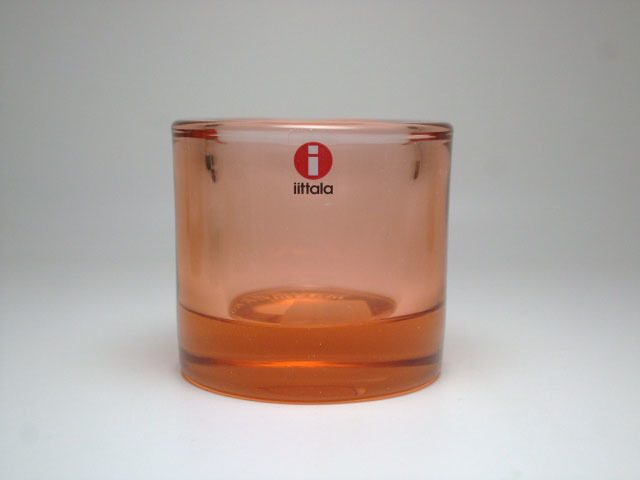 【新品 未使用 廃盤】 サーモンピンク イッタラ iittala KIVI キャンドルホルダー マリメッコ marimekko Salmon red キビ_画像2