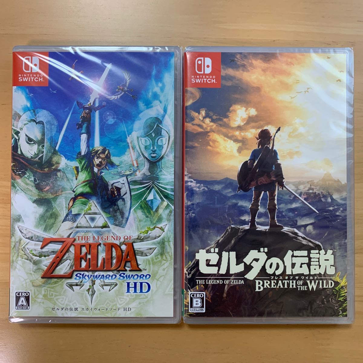 新品未開封 ゼルダの伝説 スカイウォードソード ブレスオブザワイルド Switch