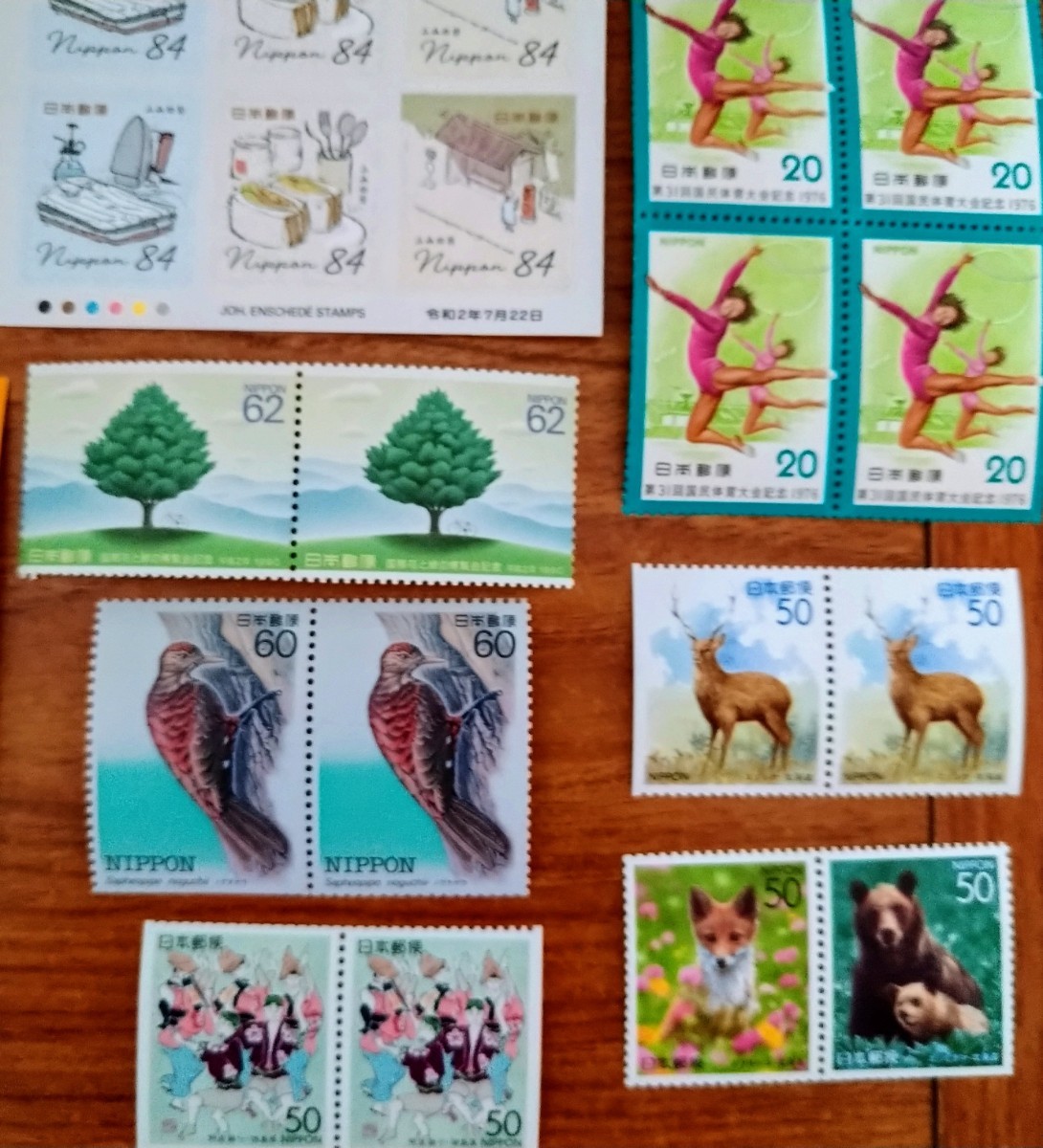 切手シート　バラ切手各種