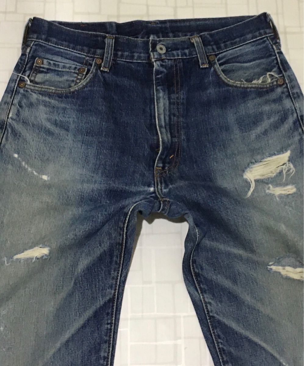 LEVIS リーバイス 502 XX ジーンズ W32 赤耳 ビッグE TALONジッパー デニム